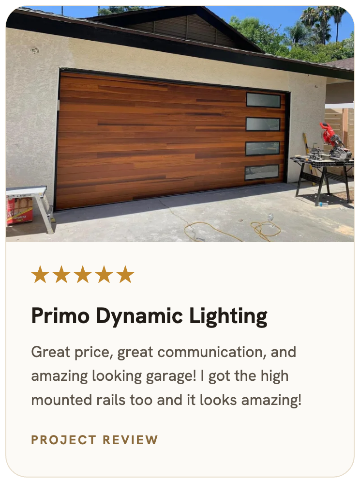 Verified Schneider Garage Door customer review