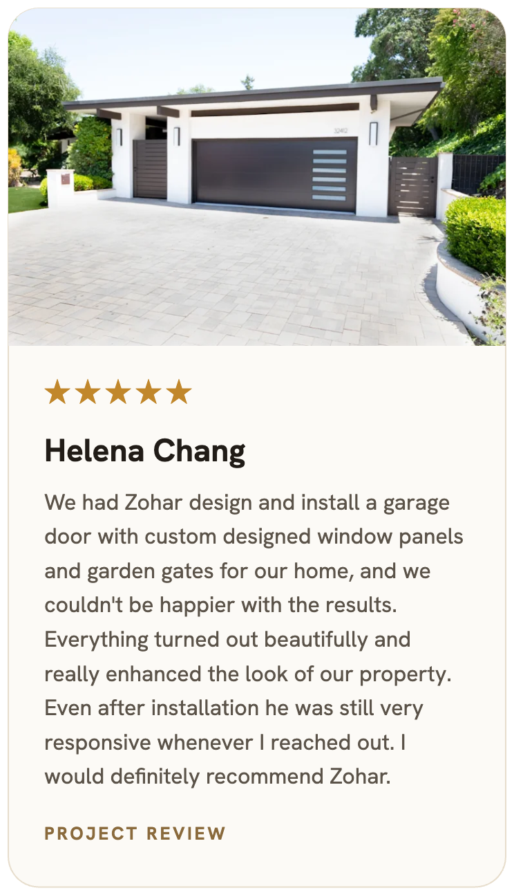Verified Schneider Garage Door customer review